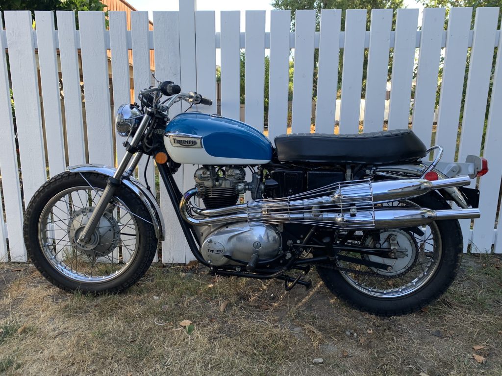 You are currently viewing 1971 Triumph Trophy 650 For Sale, $8000